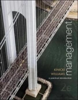 Management a Practical Introduction with Online Learning Center with Premium Content Card by Angelo Kinicki Paperback