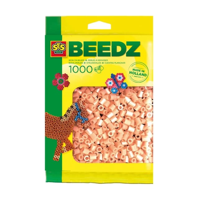 SES Creative Iron on beads 1000 salmon pink Multi unisex One Size