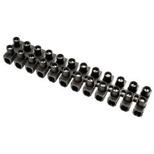 BQ Black 15A 12 Way Cable Connector Strip