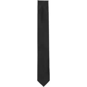 Boss Glitter Tie 6cm Mens - Black