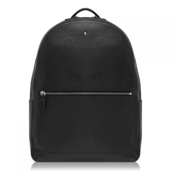 Mont Blanc - Meisterstuck Soft Grain Slim Backpack - Backpacks - Black