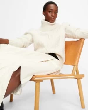 Oversized Fit Cable Knit Jumper