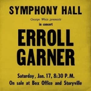 Symphony Hall Concert by Erroll Garner CD Album