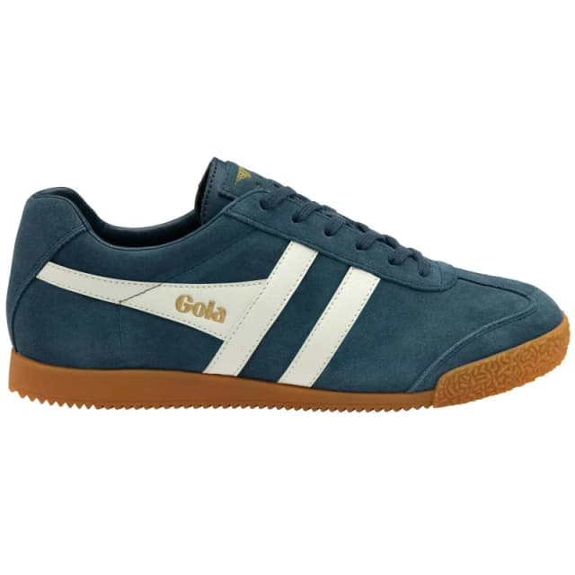 Gola 'Harrier' Suede Lace-Up Trainers Blue male