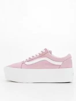 Vans UA Old Skool Stackform, Light Purple, Size 3, Women