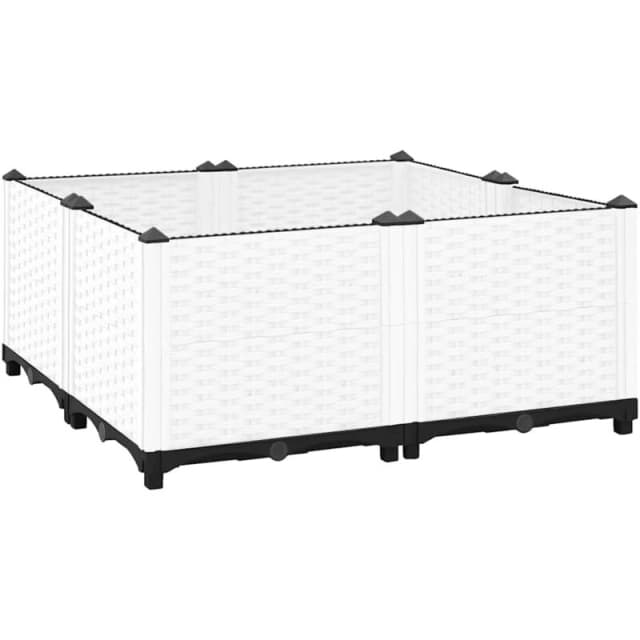 VIDAXL Raised Bed 80x80x38cm Polypropylene Vidaxl 8720845672072