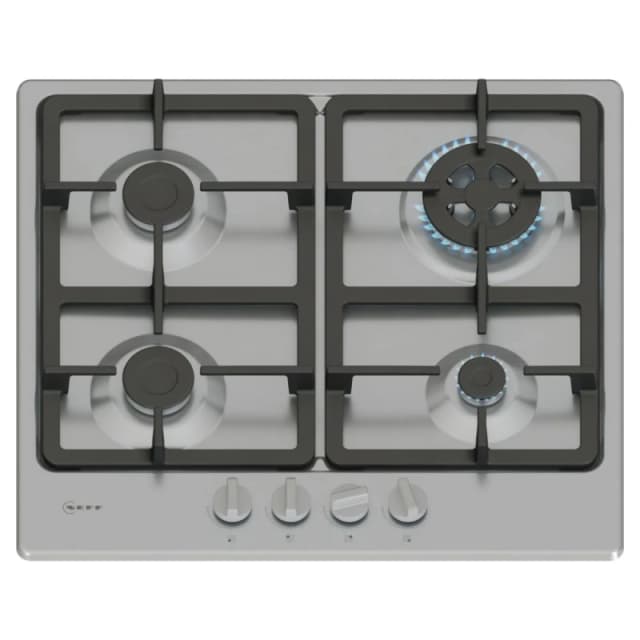 NEFF N50 T26GKH8N0 58cm Gas Hob - Stainless Steel