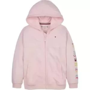Tommy Hilfiger Tommy Graphic Multi Zip Through - Pink