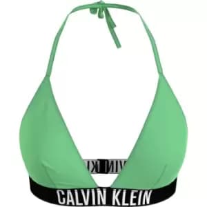 Calvin Klein Triangle Bikini Top - Green