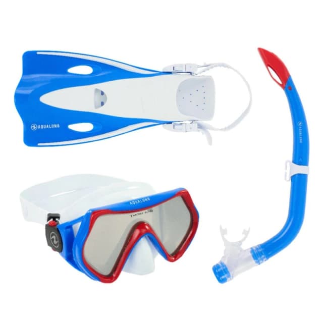 Aqualung Hero Set Jr - White White S - M