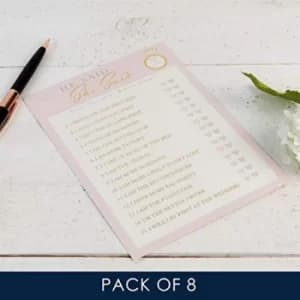 Amore By Juliana Bridal Shower He Said She Said Party Game