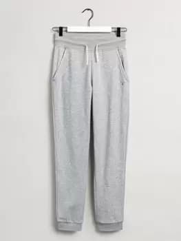 Gant Boys Original Joggers - Grey Marl, Size 9-10 Years