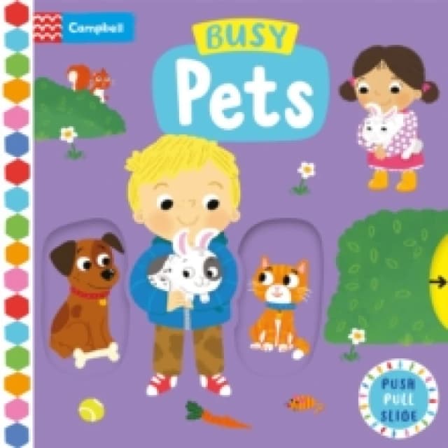 Busy Pets : A Push, Pull, Slide Book Board book
