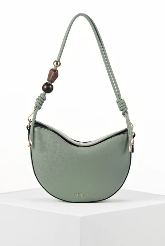 Luella Grey Womens 'Cora' Saddle Crossbody in Green Green Female One Size