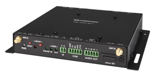Crestron Crestron AM-3200-WF-I AV extender AV receiver Black AM-3200-WF-I