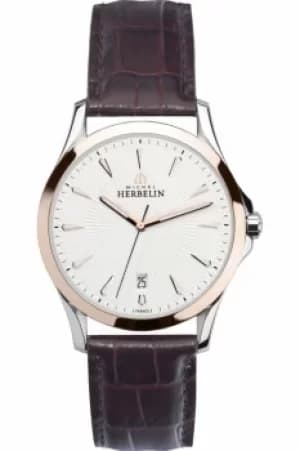 Mens Michel Herbelin Inspiration Lyre Watch 12213/TR12MA