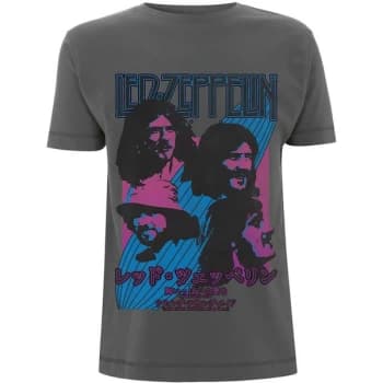 Led Zeppelin - Japanese Blimp Unisex Large T-Shirt - Grey