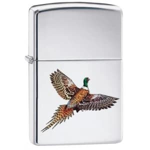 Zippo Pheasant High Polish Chrome Windproof Lighter
