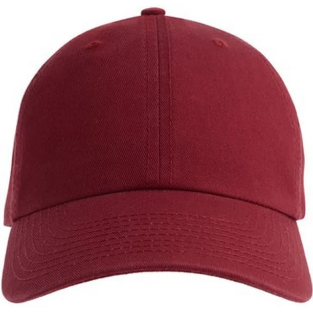 Atlantis Atlantis Men Fraser 6 Panel Cotton Baseball Cap in Red Red One Size Male 5063107598868