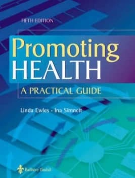 Promoting Health by Linda Ewles Paperback