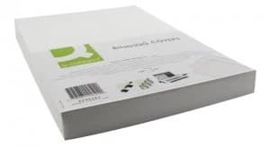 Q Connect Comb Bndr Cvr Lthr P100 Wht A4