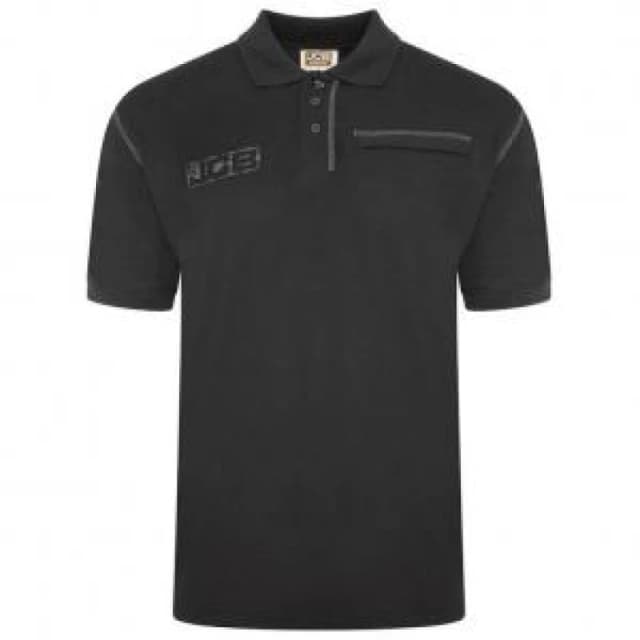 JCB JCB Trade Work Polo Black L D+29-L D+29-L