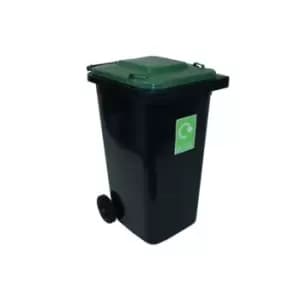 Slingsby 120 Light Wheeled Bin, Green Made From 100% Virgin HDPE