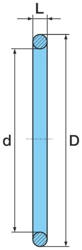 BPW 02.5678.00.00 Seal Ring, stub axle NBR (nitrile butadiene rubber) Seal Ring,stub axle (3016)