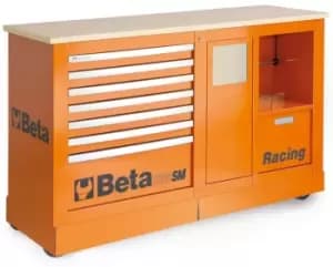 Beta Tools C39SM-O "Racing" Mobile Roller Cab Orange 039390001