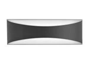 Integral Outdoor Wave Wall Light 7W 3000K 310lm IP65