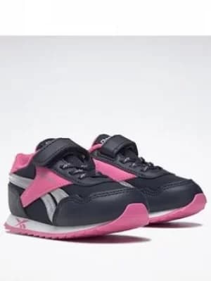 Reebok Royal Classic Jogger 3 Shoes, Navy/Pink, Size 3.5