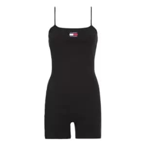 Tommy Jeans Strappy Badge Bodysuit - Black