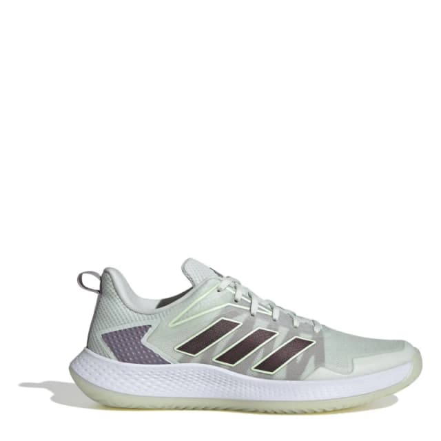 adidas Defiant Speed Tennis Shoes Jade/Metal/Lemn female 4 (36.7)