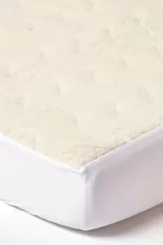 Deep Quilted Fleece Mattress Topper