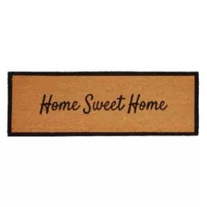 Astley 40x120cm Home Sweet Home Hand Drawn Dooormat, PVC Backed Mat