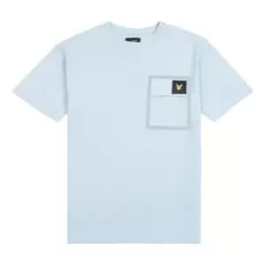 Lyle & Scott Kids Heat Sealed Pocket Tee - Celestial Blue - 12/13