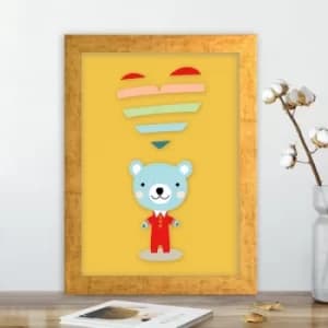 AC5282623691 Multicolor Decorative Framed MDF Painting