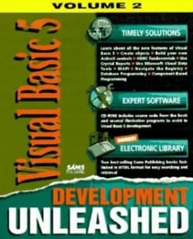 Visual Basic 5 Development Unleashed by John D Conley Book