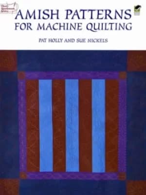 Amish patterns for machine quilting by Pat Holly