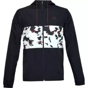 Under Armour Armour SS Wind Camo Jacket Mens - Black