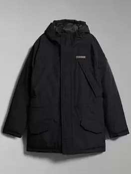 Napapijri Epoch Parka Jacket - Black Size M Men