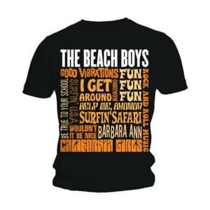 The Beach Boys - Best of SS Unisex Small T-Shirt - Black