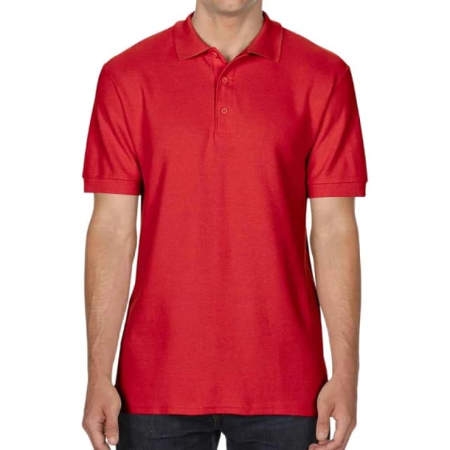 Gildan Mens Sports Polo Shirt in Red Size: Small Red Male S