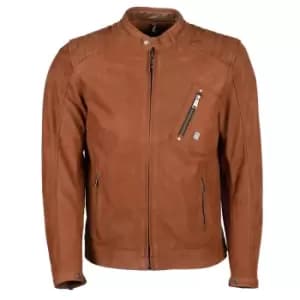Helstons Colt Brown Nubuck Leather Jacket M