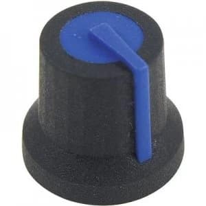 Cliff CL170827BR Knob K87Mar Black Blue 6mm D