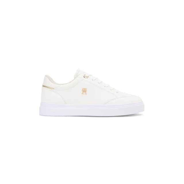 Tommy Hilfiger Tommy Chic Monogram Cupsole Trainers Ecru female 5 (38)
