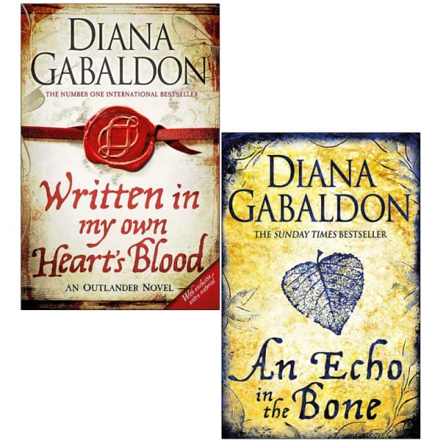 Outlander Series 2 Books Set By Diana Gabaldon (Written in My Own Heart's Blood, An Echo in the Bone) Diana Gabaldon Books