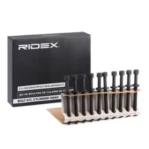 RIDEX Cylinder Head Bolt Kit Polydrive 1217B0071 Bolt Kit, cylinder head VW,AUDI,SKODA,Golf IV Schragheck (1J1),Golf V Schragheck (1K1),POLO (9N_)