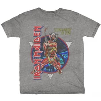 Iron Maiden - Somewhere in Time Unisex X-Large T-Shirt - Grey