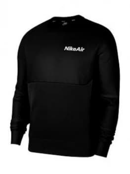 Nike Sportswear Air Crew Sweat - Black
